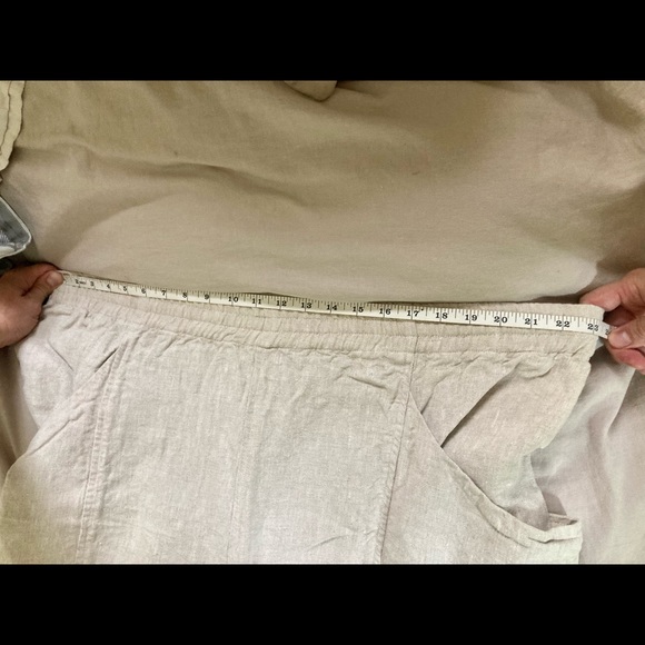 Elizabeth Suzann Clyde Workpants in Flax Midweight Linen, Size 1X - Picture 13 of 16